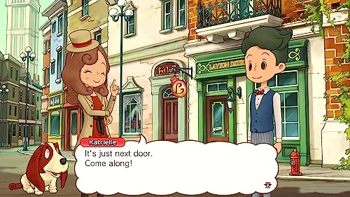 Nintendo Switch game cover for Layton's Mystery Journey: Katrielle and the Millionaires' Conspiracy featuring colorful detective characters.