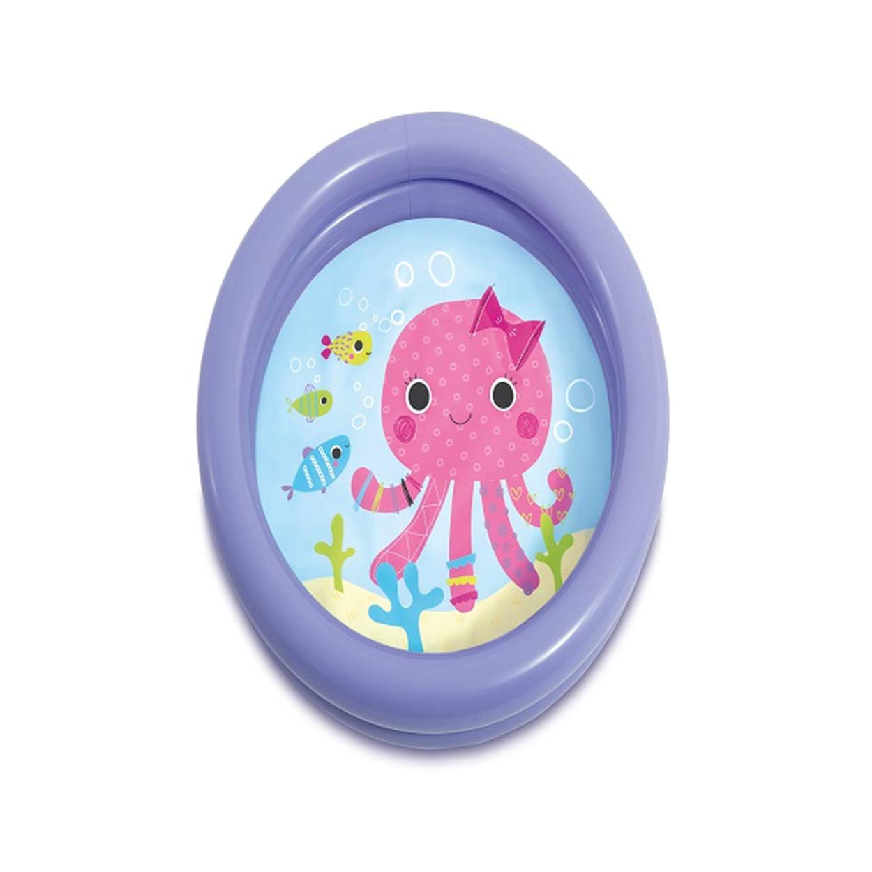 PEBBLE HUG Paddling Pool, Water Toys, Inflatable Baby and Kids Pool for Outdoors, Summer Fun, Long-Lasting, Durable Swimming Pool for Babies (Purple)
