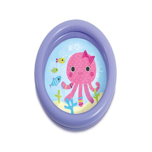PEBBLE HUG Paddling Pool, Water Toys, Inflatable Baby and Kids Pool for Outdoors, Summer Fun, Long-Lasting, Durable Swimming Pool for Babies (Purple)