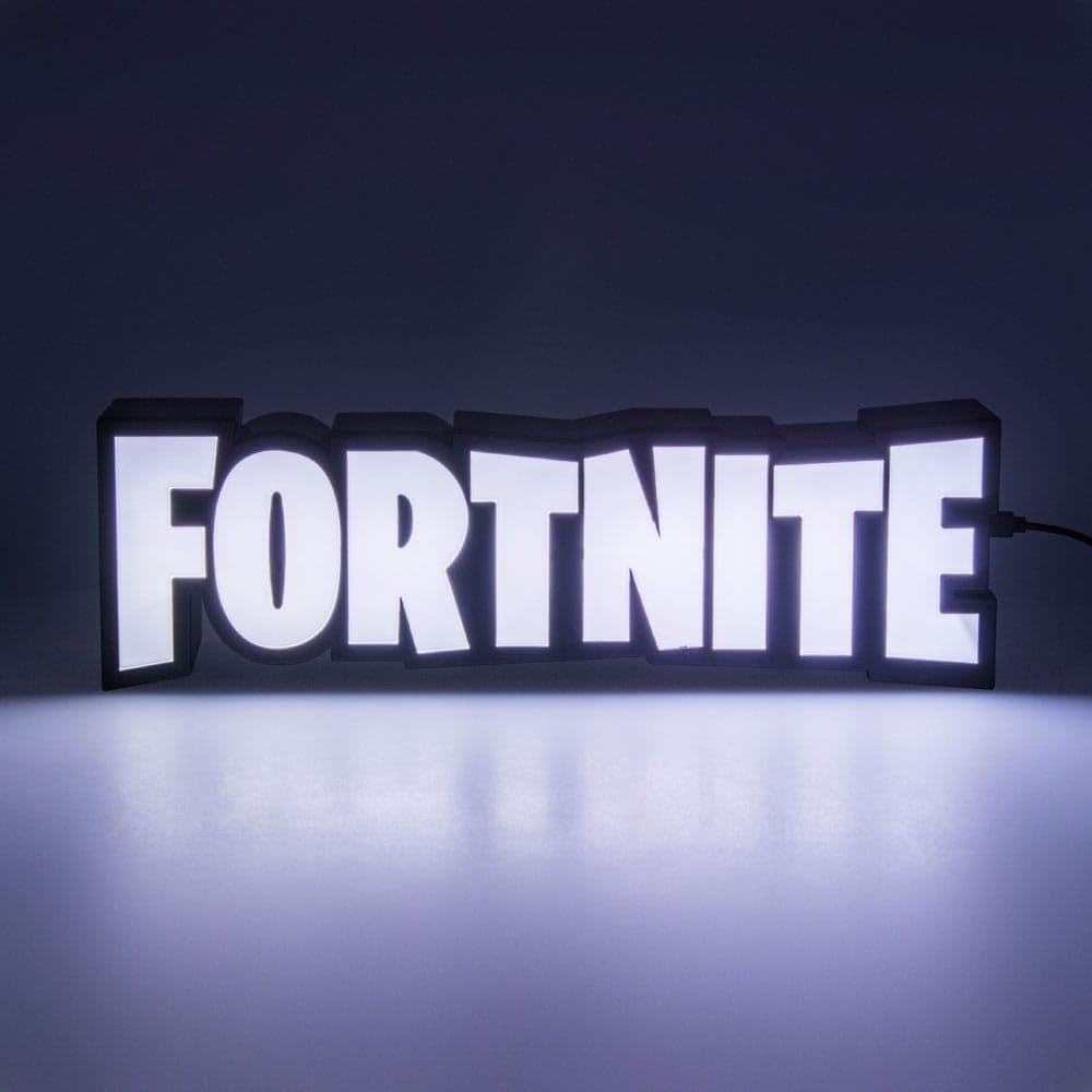 Fortnite RGB Colour-Changing Logo Light, Officially Licensed Gaming Lamp with Remote Control, Display on Wall or Desk, USB Powered Home Décor for Gamers | Paladone
