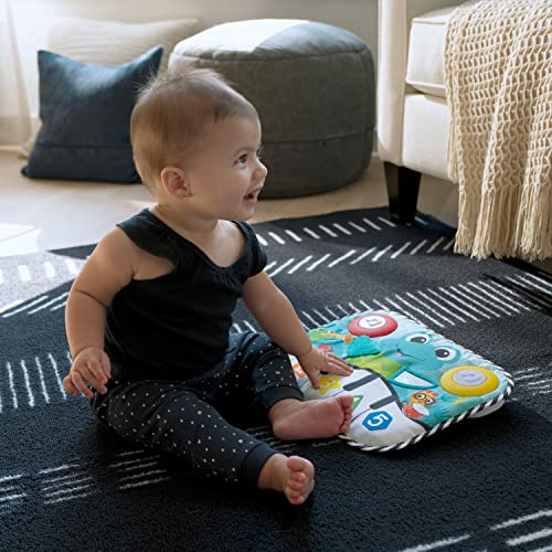 Baby Einstein Ocean Explorers Neptune's Kick & Explore musical crib toy with colorful ocean-themed design for infants 0 months and up.