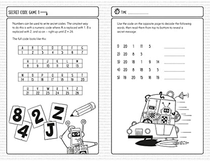 Secret Code Games for Clever Kids®: More than 100 secret agent and spy puzzles to boost your brainpower