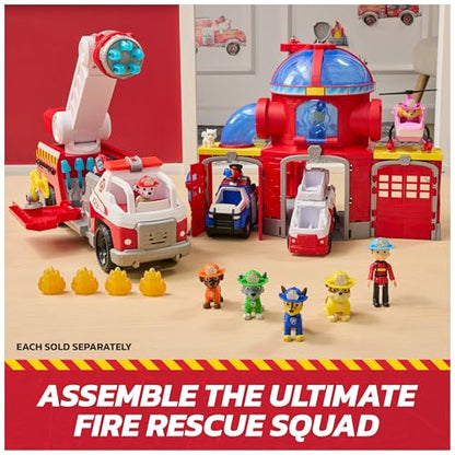 Paw Patrol Fire Rescue: Chase Rescue Fire Cruiser with Action Figure, Projectile Launcher, and Toy Truck, Kids Toys for Boys and Girls Ages 3 and Up