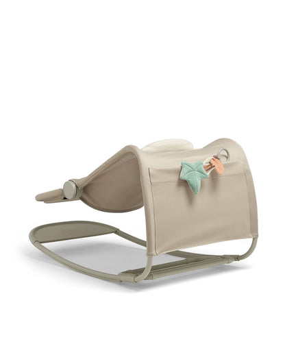 Mamas & Papas Tempo 3-in-1 Rocker/Bouncer, Lightweight, 3-Point Harness and Easily Removable Magnetic Toy Bar, Sand