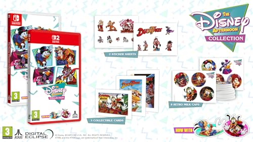 Atari The Disney Afternoon Collection video game for Nintendo Switch, featuring classic Disney characters on the game cover.