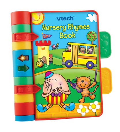 VTech Baby Nursery Rhymes Book, Light Up, Interactive, Musical Baby Book with Sounds and Phrases, Suitable for Babies from 6 Months+, English Version