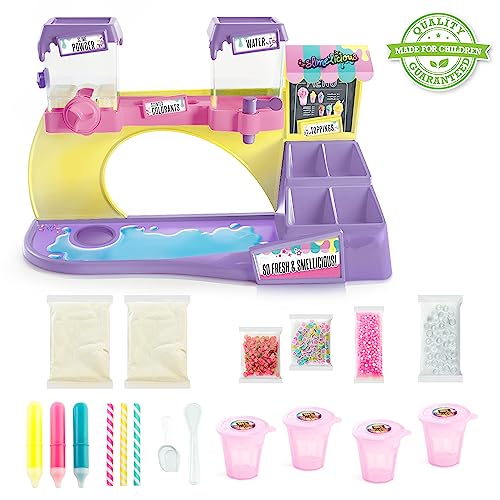 Canal Toys So Slime DIY Slimelicious Slime Station with 16 scented slimes, decorations, and shakers for creative slime making.