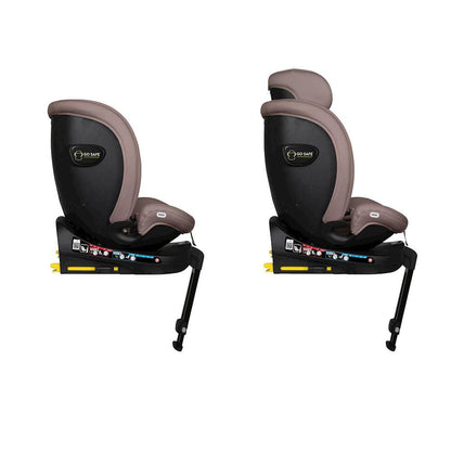 COSATTO Come & Go 2-360° Rotate Car Seat, Birth to 4 Years (0-105cm), Group 0/0+/1 ISOFIX Integrated Base, R129, ERF, Side Impact Protection, 5 Point Plus Anti Escape (Lollop)