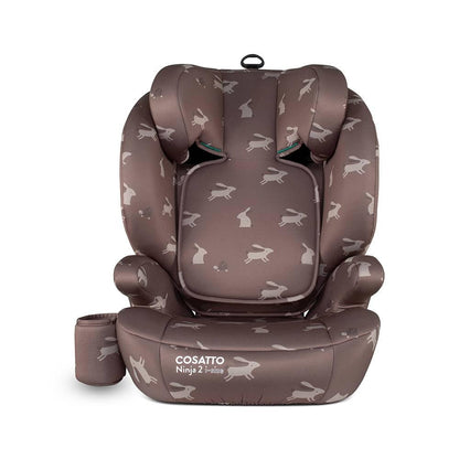 Cosatto Ninja 2 iSize high back booster car seat with 10-position headrest and easy ISOFIX installation for children 4-12 years.