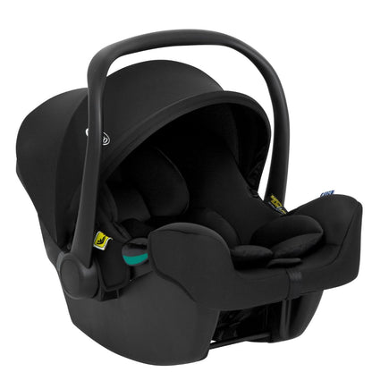 Graco SnugLite i-Size R129 Infant car seat, Suitable from 40-75cm, Birth to Approx 12 Months, Lightweight at only 3.3kg, Compatible with SnugTurn or SnugLite ISOFIX Bases, Midnight Fashion