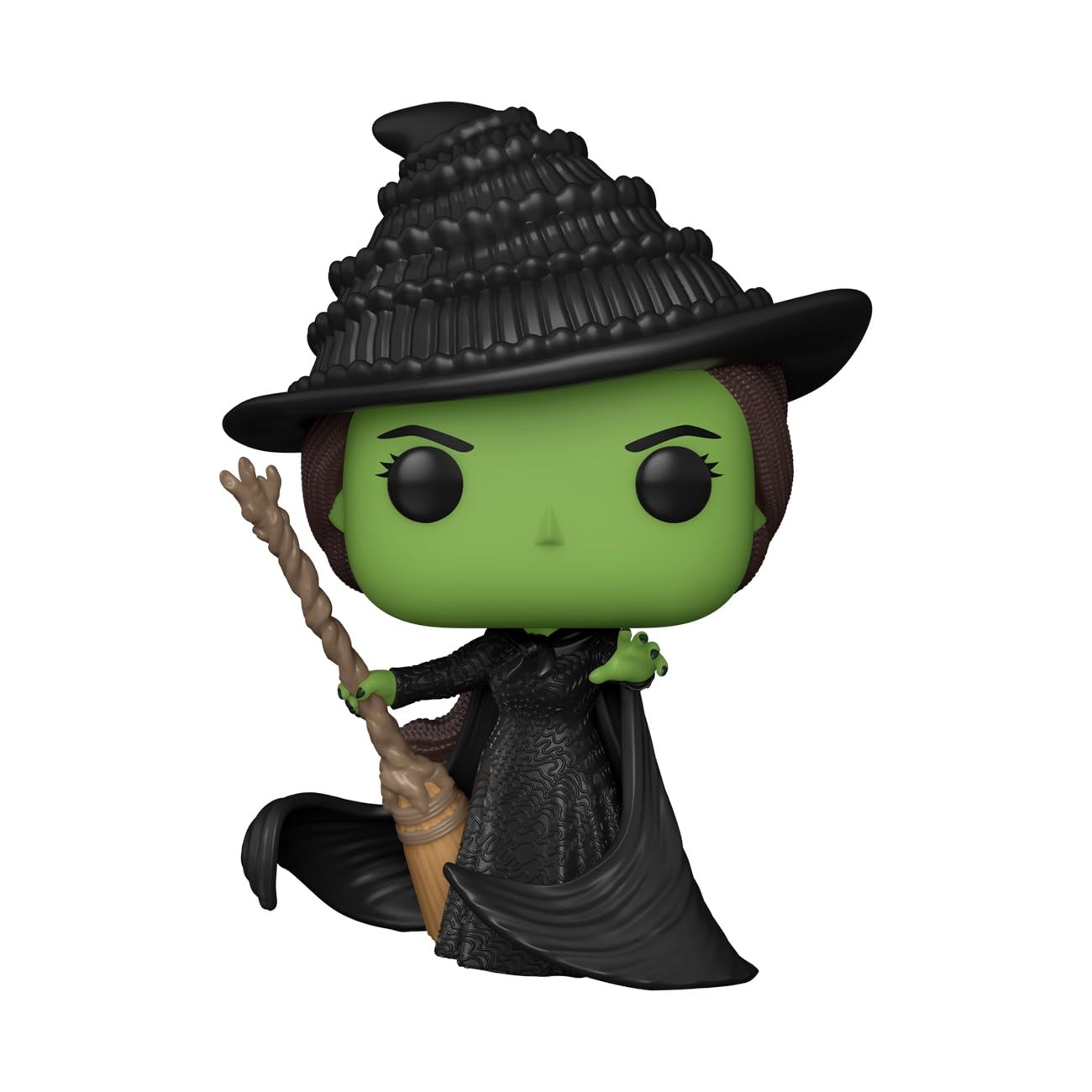 Funko Pop! Elphaba vinyl figure from Wicked, featuring detailed design perfect for collectors and movie fans.