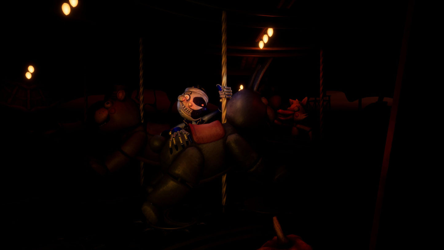 Nintendo Switch game cover for Five Nights at Freddy's: Help Wanted 2 by Maximum Entertainment, featuring spooky animatronics from the horror game.