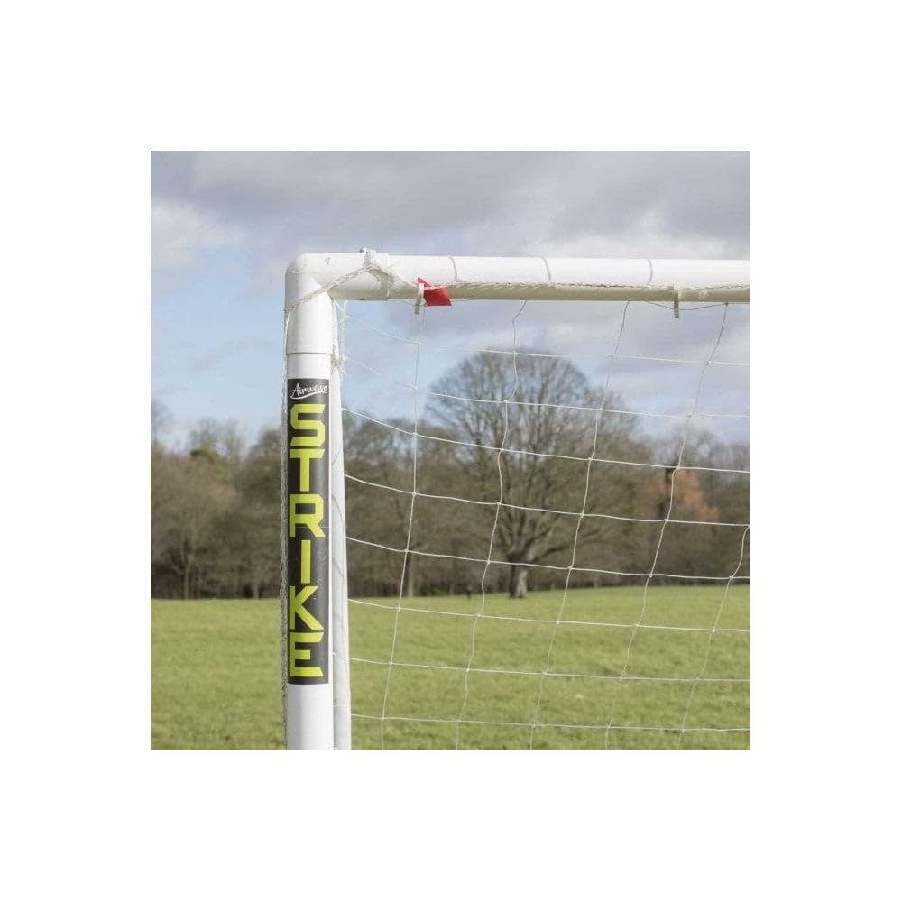 JSH Football Goal | All Weather UPVC Football Goals | Kids Garden Target Net Posts | Easy Assemble | Perfect for Training, Practice & Play | 8ft x 4ft, 8ft x 6ft or 12ft x 6ft (8ft x 6ft)
