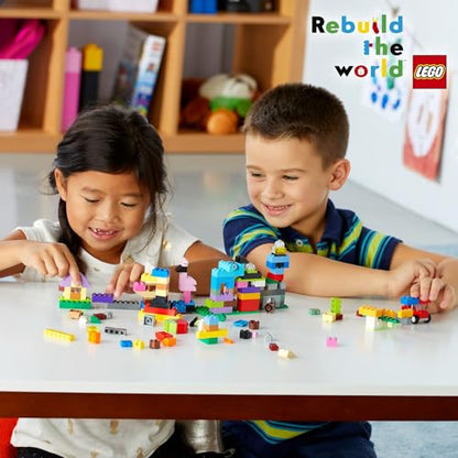 LEGO 10713 Classic Creative Suitcase with colorful building bricks for kids aged 4 and up, ideal for imaginative play.