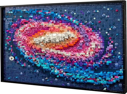 LEGO Art The Milky Way Galaxy - Space Model Kit for Adults - Astronomy Gift for Mothers - Makes a Great Creative Activity or Home Office Décor Idea for The Living Room - 31212