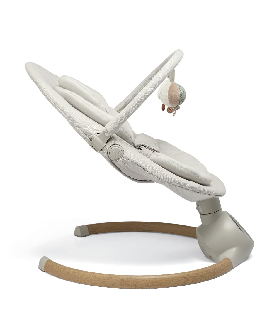 Mamas & Papas Alto Smart Baby Swing, Touchscreen, Multi Speed, Melodies, Bluetooth and Remote Control - Cashmere