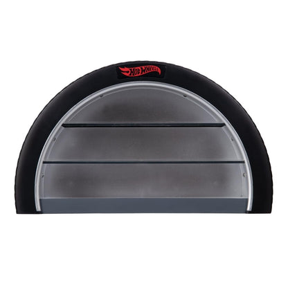 Hot Wheels Display Case Light - Officially Licensed Mattel Merchandise, Light Up Case Holds 8 Cars, Wheel Shaped Wall Moutable or Freestanding, Gift for Collectors