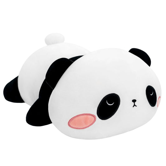 SQEQE Weighted Panda Plush, Weighted Panda Stuffed Animal, Cute Plushies Soft Bear Pillow Toy Gift for Kids Adults 9.8 Inch, 0.8 Lbs