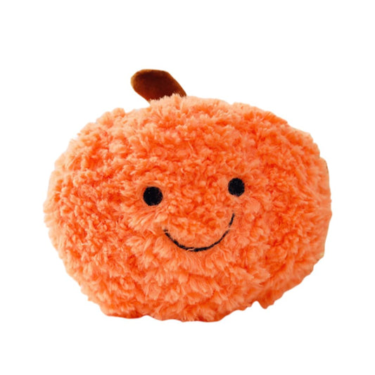 Fruit Plush Toys - Mango Carrot Hugging Pillow, FruitShape pillow filled doll, suitable for children and girls (Pumpkin)