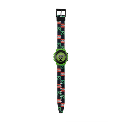 Minecraft Green Digital Watch MIN4223