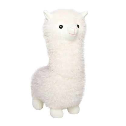 Auluda Spring Country Alpaca Plush Toy, Llama Stuffed Animal Large 45cm Doll Plushie Hug Pillow Soft Fluffy Cushion Super Kawaii Gift for Birthday Girls and Lovers Washable…