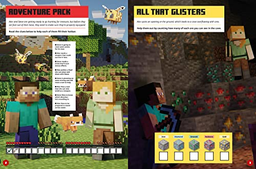 Minecraft Sticker Adventure: Treasure Hunt: A brand-new official sticker book containing hours of fun for kids