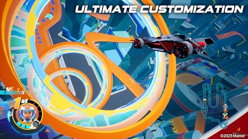 Hot Wheels Let's Race: Ultimate Speed Nintendo Switch game cover featuring colorful race car graphics and game title.