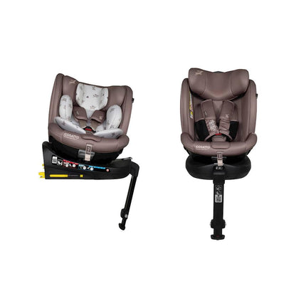 COSATTO Come & Go 2-360° Rotate Car Seat, Birth to 4 Years (0-105cm), Group 0/0+/1 ISOFIX Integrated Base, R129, ERF, Side Impact Protection, 5 Point Plus Anti Escape (Lollop)