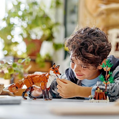 LEGO Creator 3in1 Forest Animals set featuring a red fox, owl, and squirrel model for kids aged 9 and up.