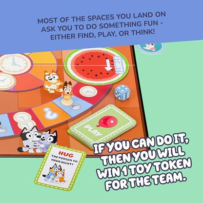 Bluey Scavenger Hunt Game A Fun Board Game Full Of Fun Activities To Perform, Things To Find And Questions About Bluey To Answer