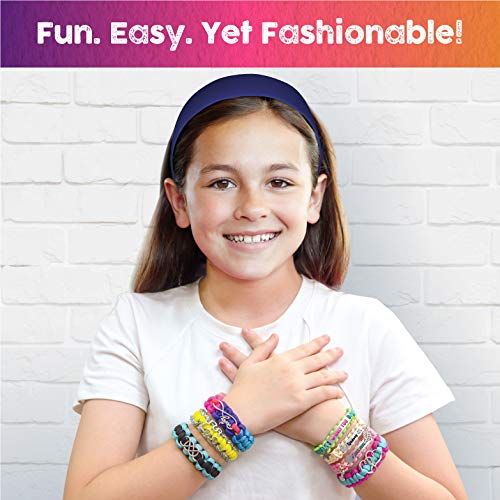 Paracord Bracelet Making Kit with Charms - Art & Craft Gift for KIDS Age 8 9 10 11 12 & Teens 13 14 Year Old. Make Your Own Friendship & Jewellery for Birthday, Travel Activity, Camp & Project