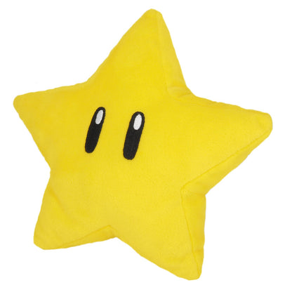 Super Mario plush toy from Together Plus, featuring a Super Star design, 18cm soft toy for fans and collectors.