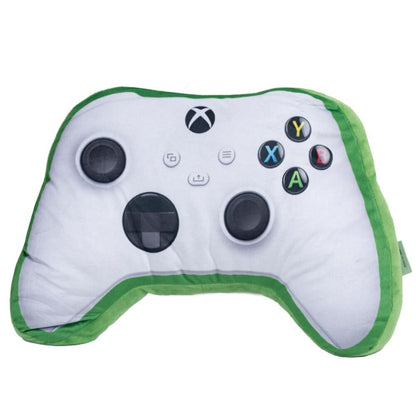 Green Xbox-themed scatter cushion pillow featuring a sphere design from Coco Moon, perfect for gaming room decor.