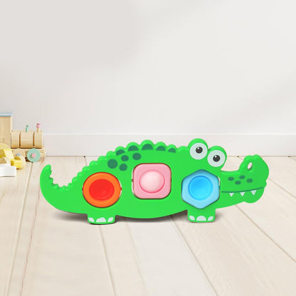 AYESY fidget popper sensory toy featuring airplane design, for toddlers 12+ months, stress relief, travel activity, autism gift