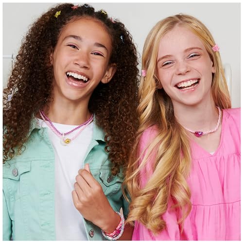 Cool MAKER KumiKreator bead and braider kit for girls features colorful beads and tools for making friendship necklaces and bracelets.