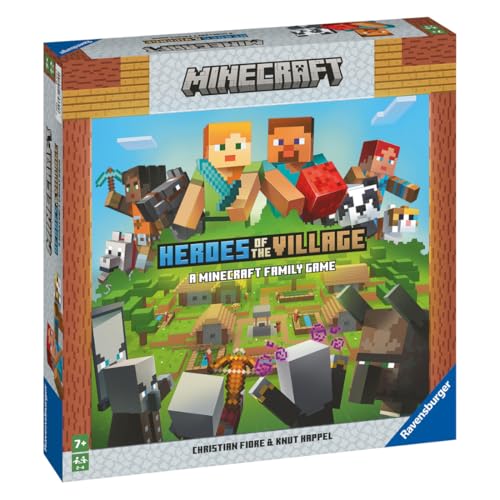 Ravensburger Minecraft Heroes of the Village Board Game for Kids Age 6 Years Up - 2 to 4 Players for Boys and Girls