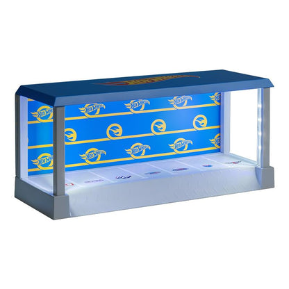 Hot Wheels Garage & Display Light - Officially Licensed Mattel Merchandise, Light Up Case Holds 7 Cars, Customisable Background, Gift for Collectors | Paladone
