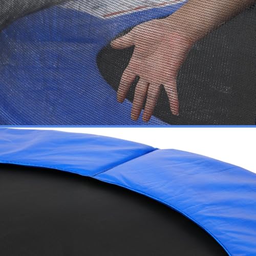 MONZANA® 10ft Trampoline Set with Safety Net & Ladder | Complete Outdoor Garden Trampoline for Kids & Adults | Heavy-Duty Frame Edge Cover, Spring Tool | Home Fitness Family Toddler Play Equipment