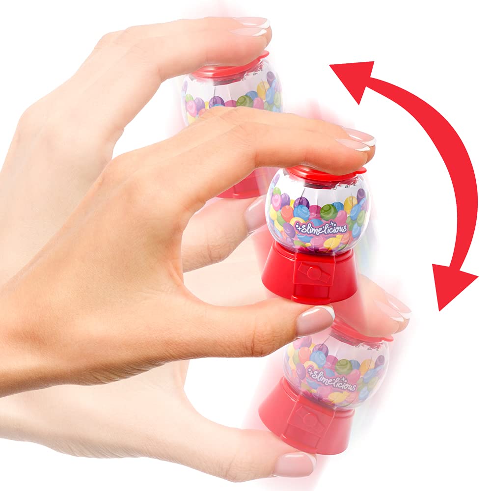 So Slime DIY Slimelicious Shaker kit with scented slime powder, colorful decorations, and shaker container for kids aged 6+.