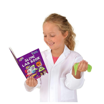 Galt Toys Slime Lab science kit for kids, showing colorful slime ingredients and tools for ages 5 and up.