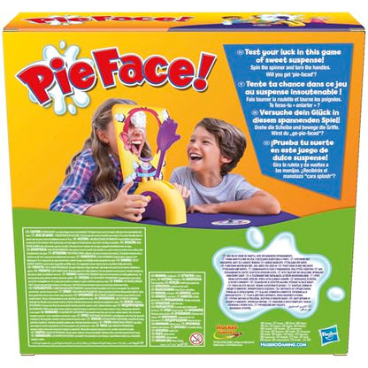 Hasbro Gaming Pie Face Whipped Cream Family Board Game for 5+ Year Old Kids, Party Games for 2 Players or More