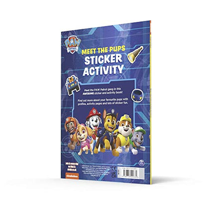 Paw Patrol: Meet the Pups Sticker Activity: With over 50 BIG stickers! A fun illustrated sticker book for children aged 3, 4, 5 based on the Nickelodeon TV Series