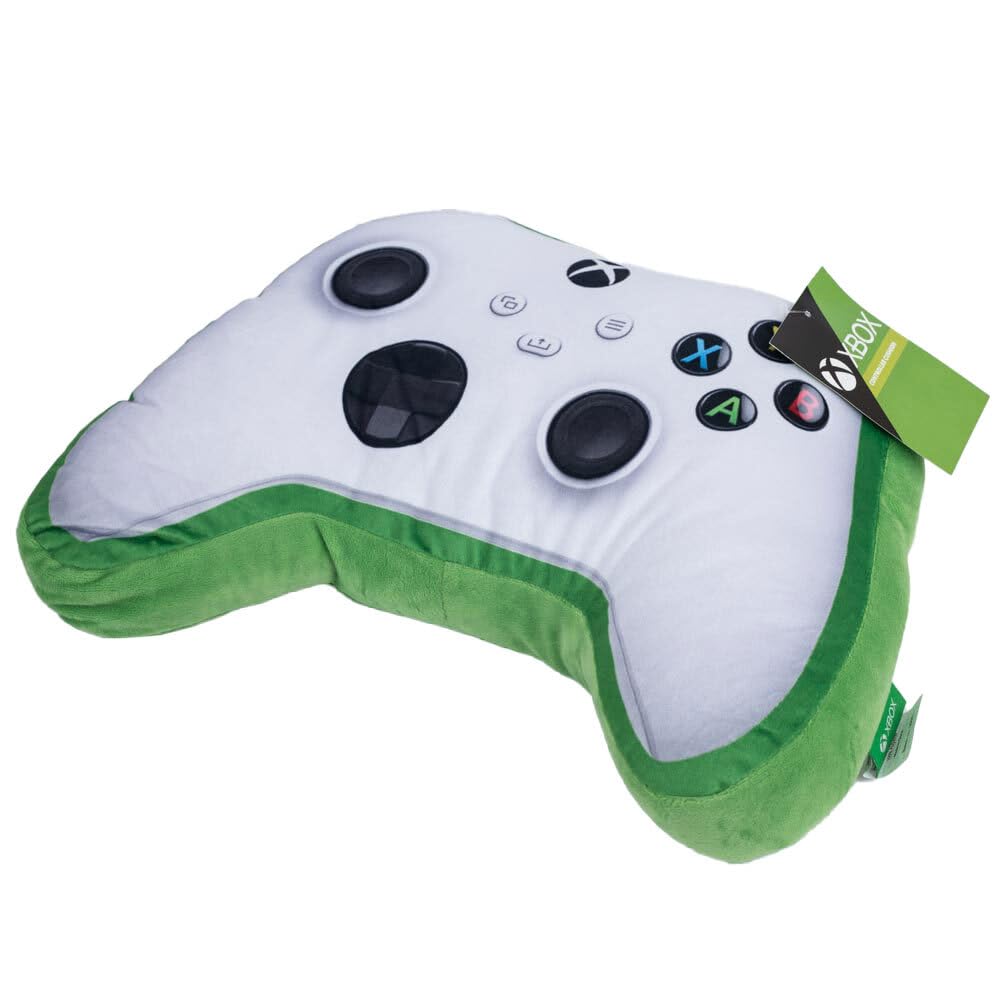 Coco Moon Xbox green sphere gaming scatter cushion pillow featuring a vibrant green design and Xbox-themed graphics.
