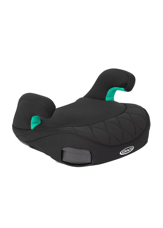 Graco Booster Max R129 ISOFIX backless booster seat, Lightweight at only 2.7kg, Suitable from 137-150cm (approx. 7 to 12 years), Midnight fashion