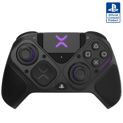 Wireless PDP Victrix ProCon BFG controller for PS5, PS4, and PC with ergonomic design and multiple button options.