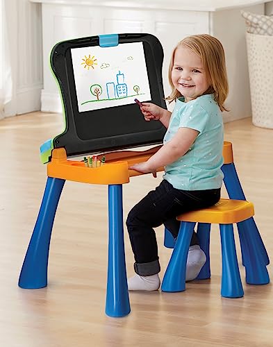 VTech Touch and Learn Activity Table - Musical Kids Desk with Letters, Phonics, Numbers, Music, Shapes, Animals and More - ages 3, 4 & 5 Year Olds, English Version