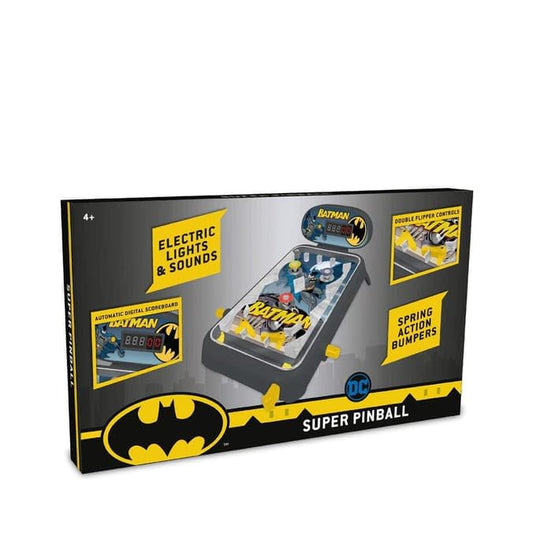 SelectTraders Batman Super Pinball Game with Electronic Lights and Sounds, Spring Action Bumpers, Automatic Scoreboard, 4+ Years