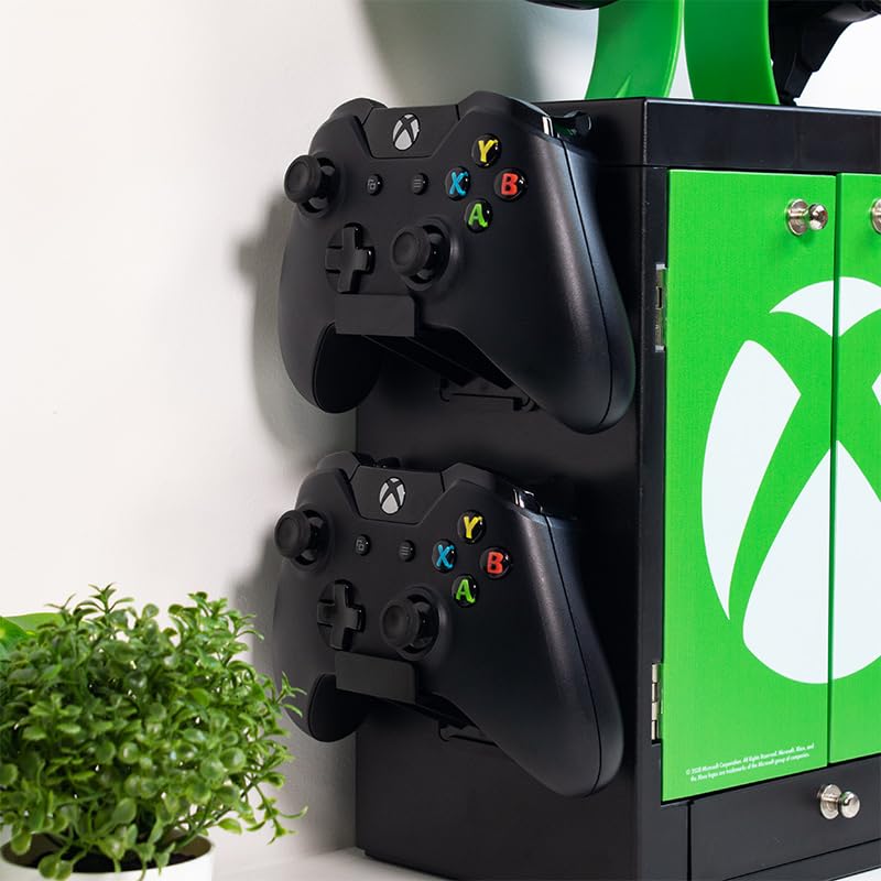 Numskull Games official Xbox gaming locker displaying game disc storage with multiple slots for Xbox game discs.