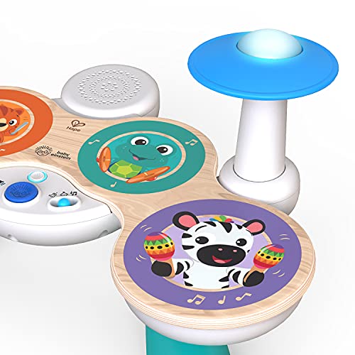 Baby Einstein Together in Tune Drums toddler musical toy with wooden drums and magic touch buttons for ages 12 months+