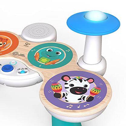 Baby Einstein Together in Tune Drums toddler musical toy with wooden drums and magic touch buttons for ages 12 months+